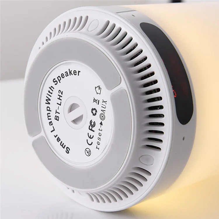 BT-LH2 Dimmable Night Light Bluetooth Speaker Touch Control Bedside Lamp Alarm Clock FM Radio