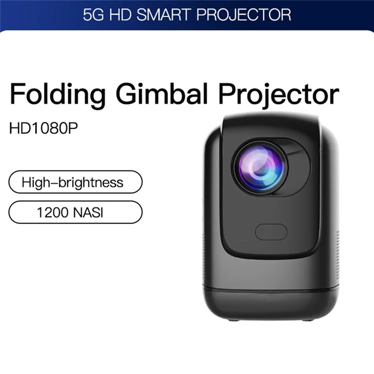 TZ-1 1+32G Foldable Bracket HD Video Projector Android WiFi Portable Home Projecting Device - US Plug