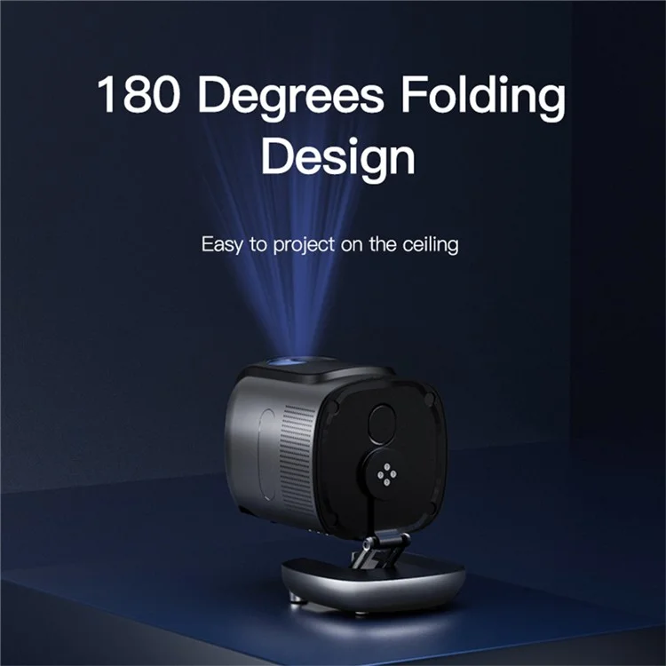 TZ-1 1+32G Foldable Bracket HD Video Projector Android WiFi Portable Home Projecting Device - US Plug