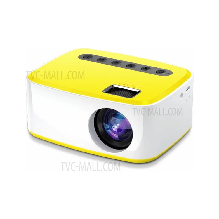 T20 Mini LED Projector 1080P High Definition Portable Home Theater Media Player - AU Plug