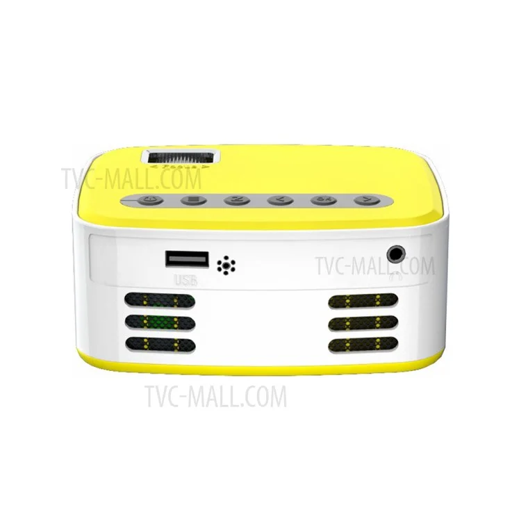 T20 Mini LED Projector 1080P High Definition Portable Home Theater Media Player - AU Plug