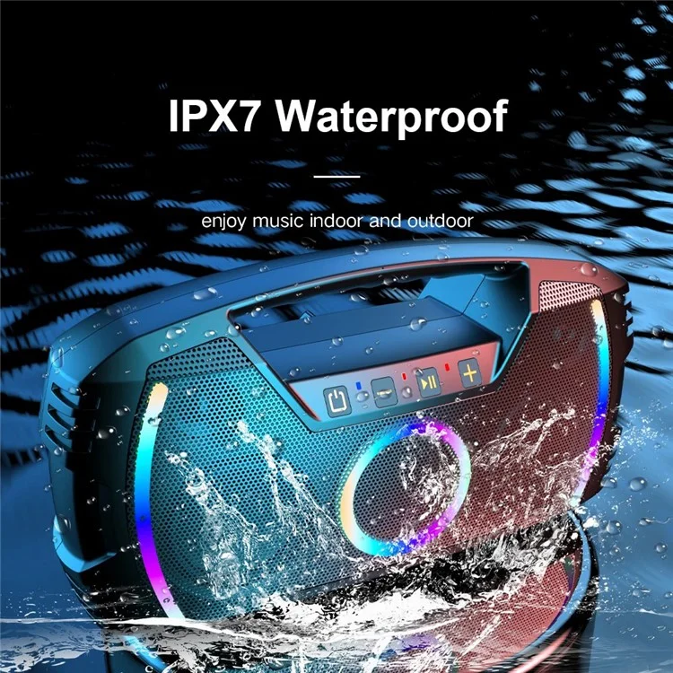 SINOBAND (XDOBO) Blade 1974 80W Portable RGB Light Bluetooth Speaker Waterproof Outdoor Music Subwoofer