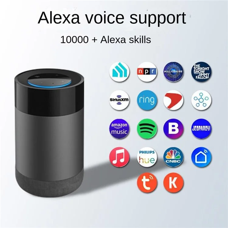 W35 Infrared Smart Speaker AI Voice Interaction 9 Countries Voice Smart Speaker Built-In Alexa Voice Platform