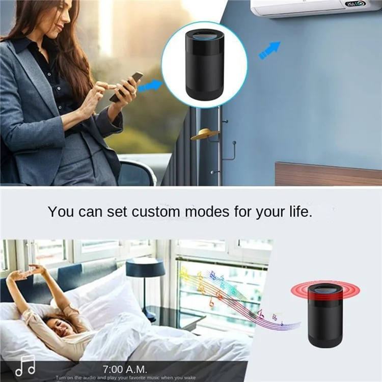 W35 Infrared Smart Speaker AI Voice Interaction 9 Countries Voice Smart Speaker Built-In Alexa Voice Platform