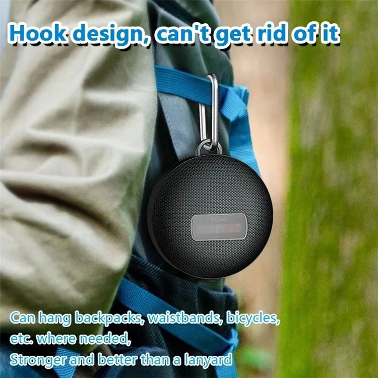 INWA MZ-508 Outdoor Cycling Bluetooth Speaker Digital Display Portable Waterproof Loudspeaker