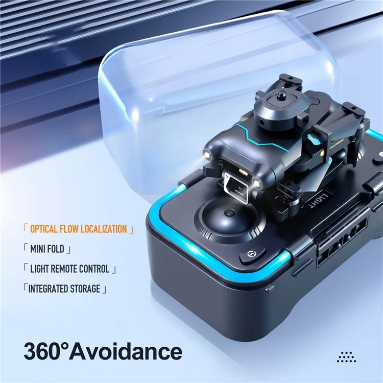 S96 Single Cameras RC Drone Smart Hover Obstacle Avoidance Optical Flow Positioning Folding Remote Control Flying Quadcopter