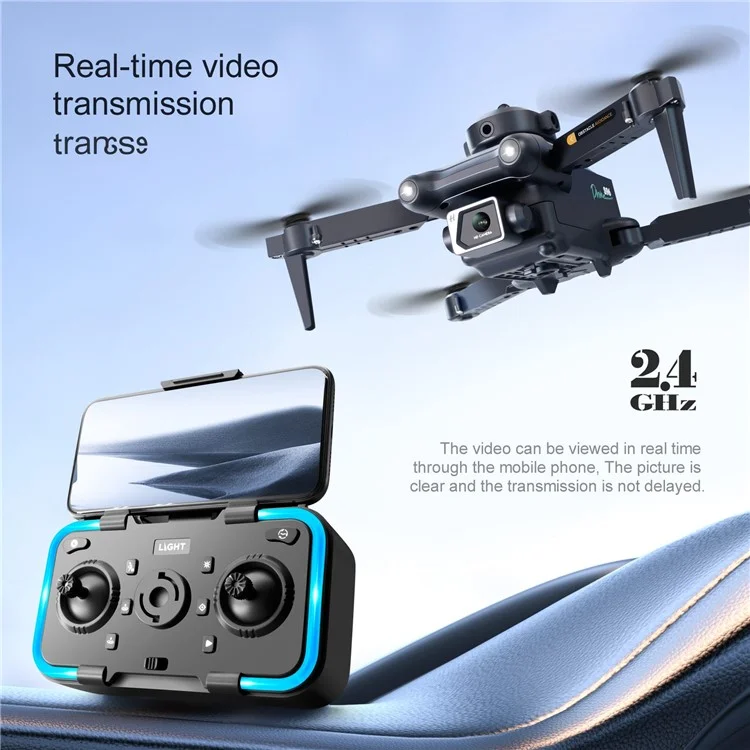 S96 Single Cameras RC Drone Smart Hover Obstacle Avoidance Optical Flow Positioning Folding Remote Control Flying Quadcopter