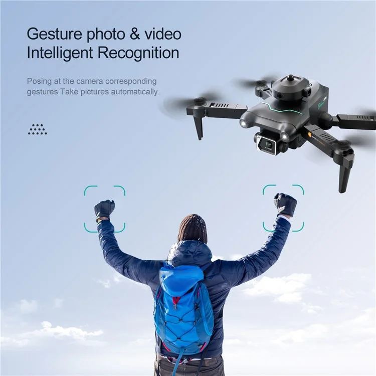 S96 Single Cameras RC Drone Smart Hover Obstacle Avoidance Optical Flow Positioning Folding Remote Control Flying Quadcopter