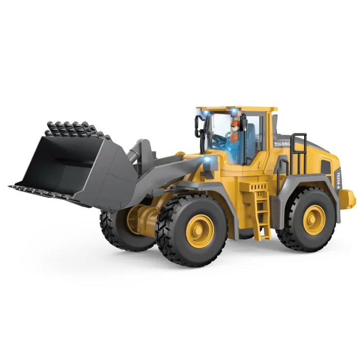 BC1057 Children 2.4G Bulldozer Kids Alloy RC Engineering Vehicle Toys with Remote Control