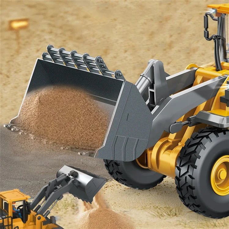 BC1057 Children 2.4G Bulldozer Kids Alloy RC Engineering Vehicle Toys with Remote Control