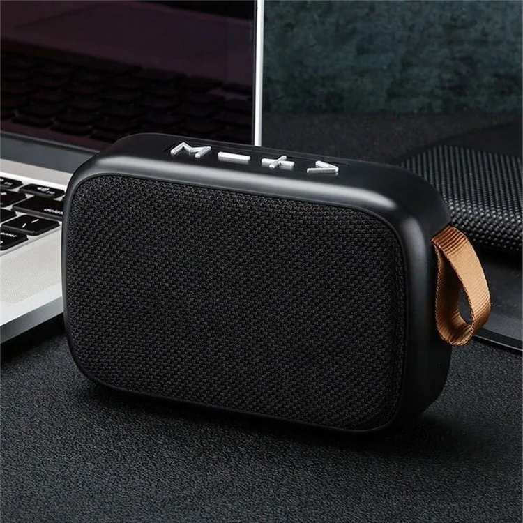 Portable High-quality Wireless BT Hands-Free Call Speaker Outdoor Speakers - Black